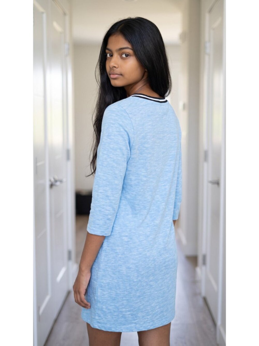U.S. Polo Assn. Casual Three Quarter Sleeve Dress - Picture 4 of 6